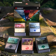Magic: The Gathering Islands lands with blue mana for flexible strategies.