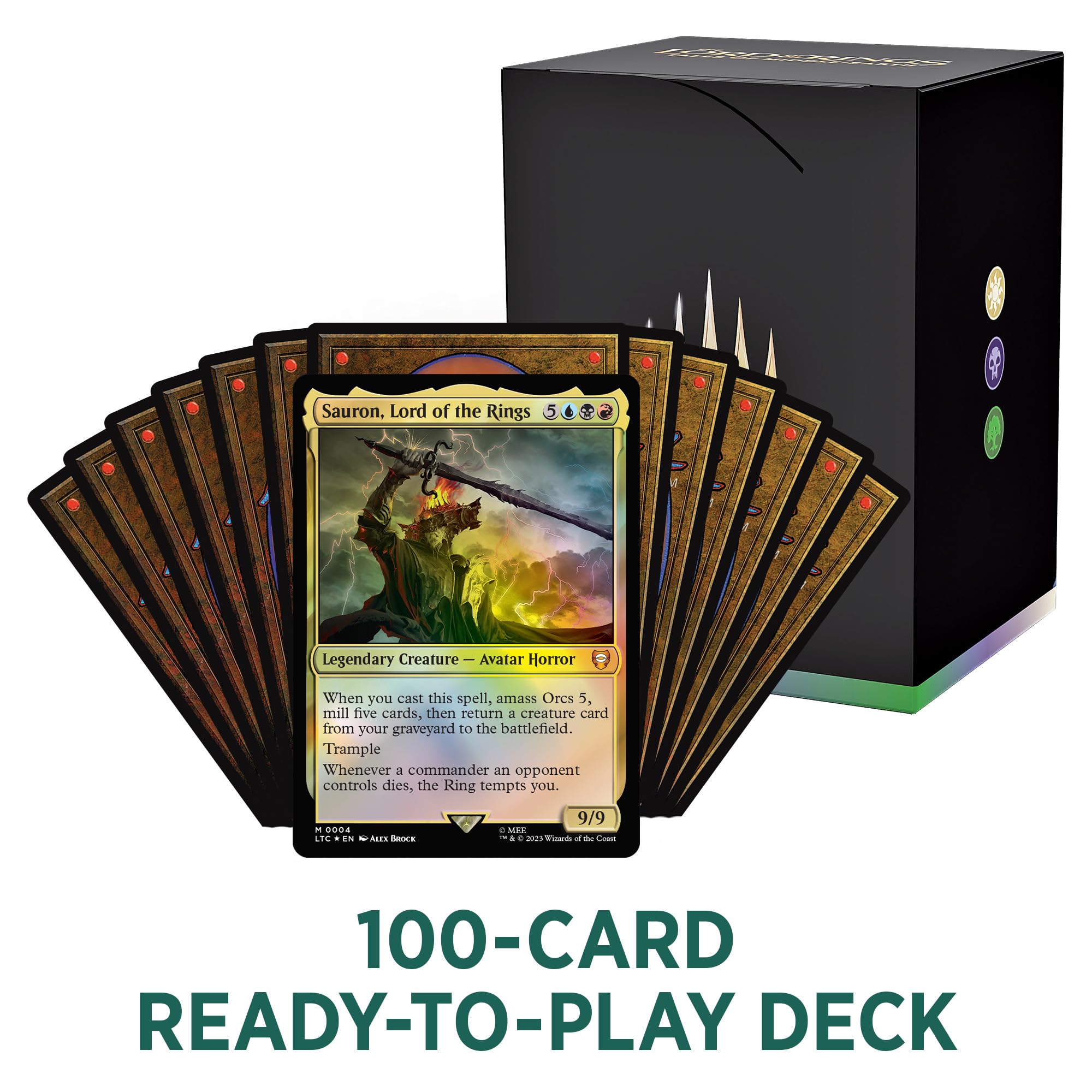 Magic: The Gathering foil-etched Display Commander boosts the table presence.