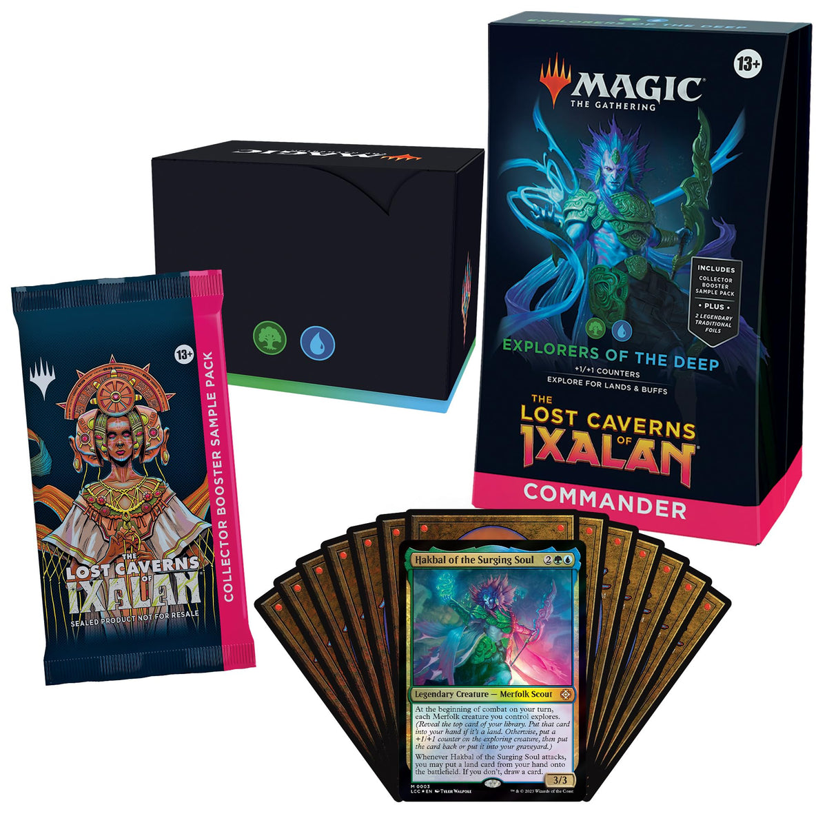 Magic: The Gathering Lost Caverns Explorers Deep deck cover ready-to-play multiplayer battles