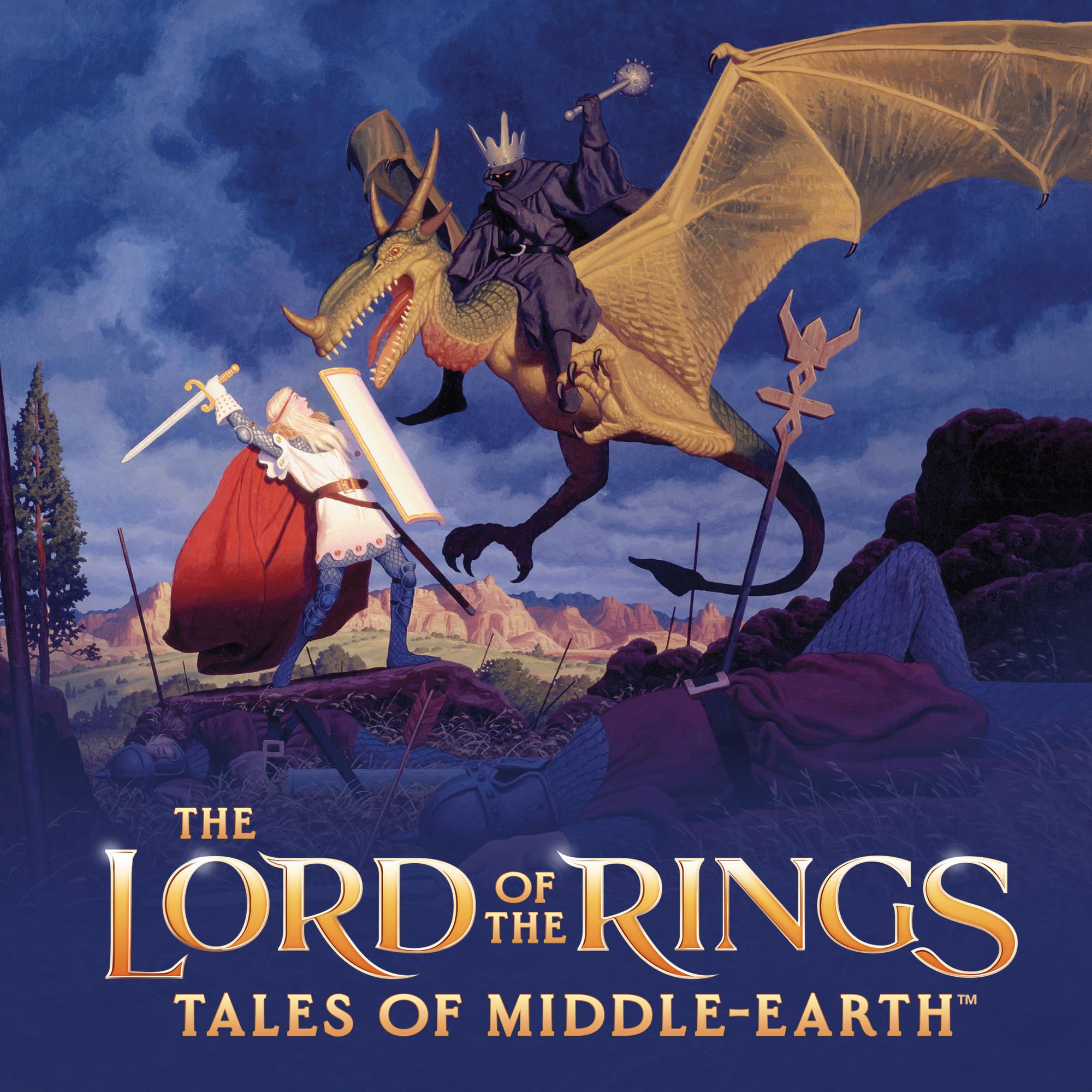 Magic the Gathering LOTR paper display easel helps showcase your favorite scenes