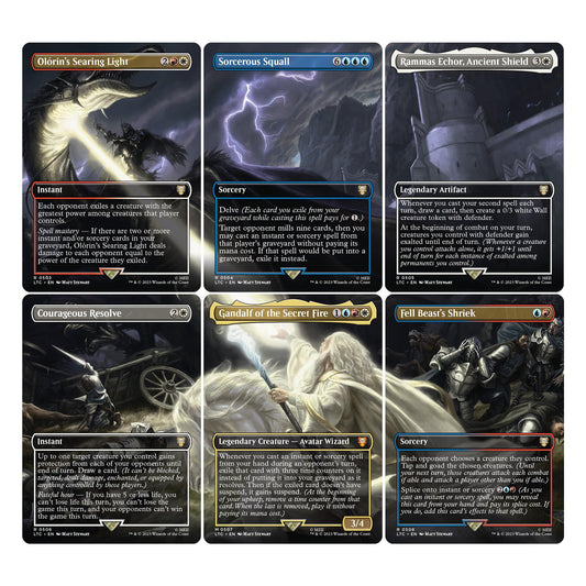 Magic: The Gathering Gandalf in Pelennor Fields Art Card with full artwork view