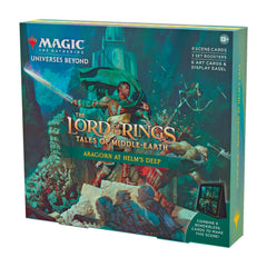 Magic the Gathering LOTR Might of Galadriel scene box highlights cinematic art