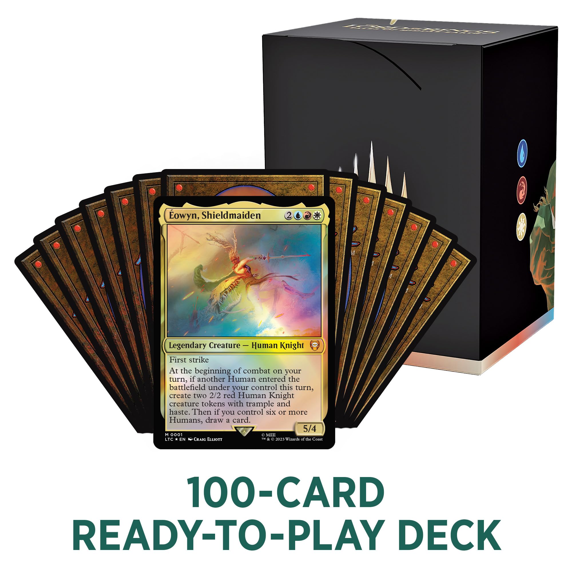 Magic: The Gathering The Lord of the Rings deck artwork showcasing epic fantasy.