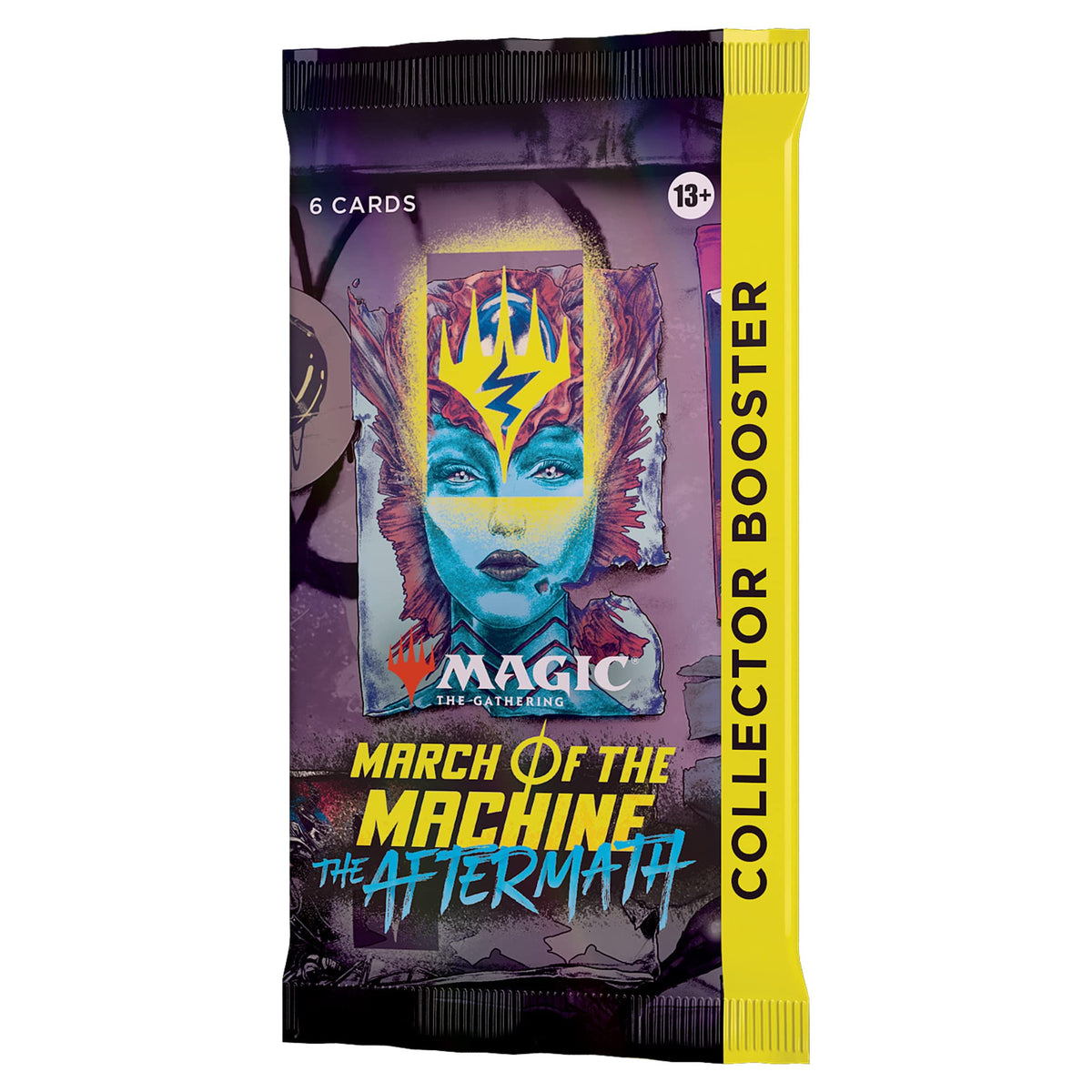 Magic: The Gathering Aftermath booster pack front showcases premium collector packaging.