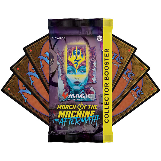 Magic: The Gathering Aftermath foil cards gleam, highlighting premium foil treatments.