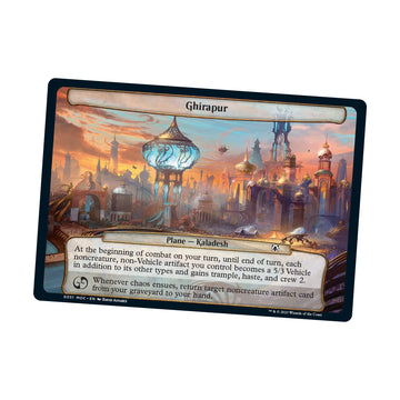 Magic: The Gathering Tinker Time planar die featured for varied commander battle outcomes