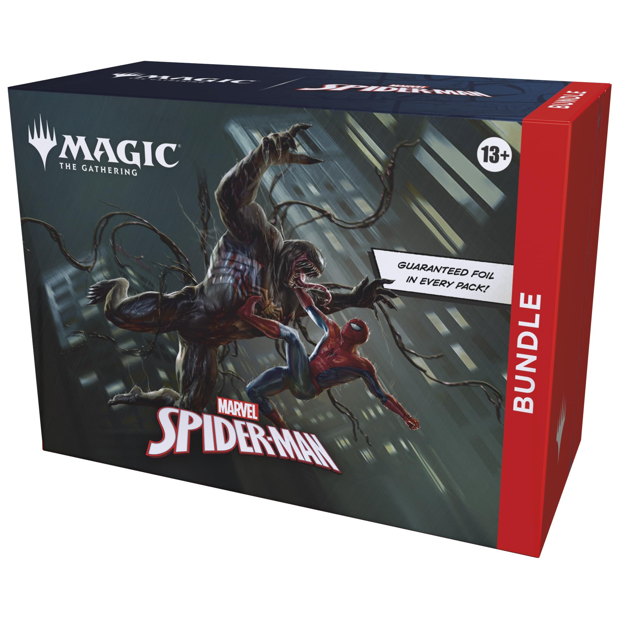 Magic: The Gathering Marvel Spider-Man bundle box for easy storage and transport