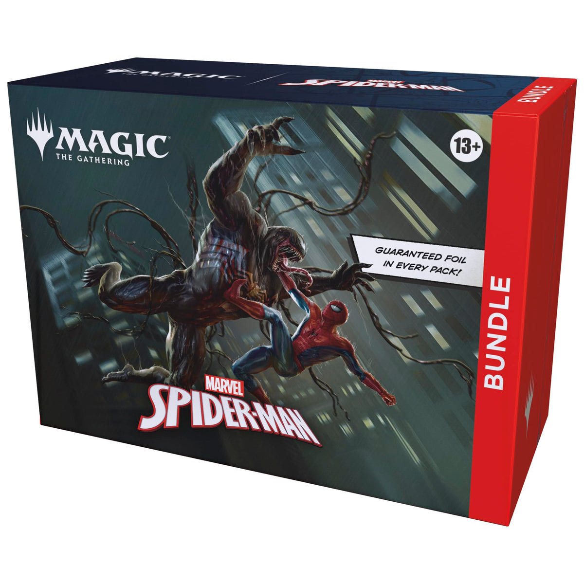 Magic: The Gathering Marvel Spider-Man bundle box for easy storage and transport
