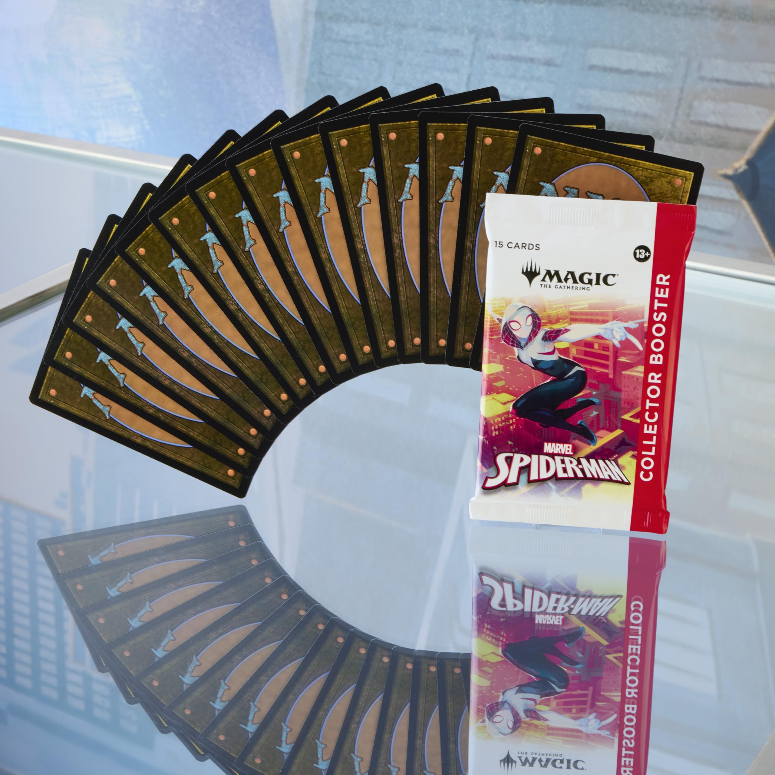 Magic: The Gathering Spider-Man Collector Booster highlights rare art and foil variety for collectors.