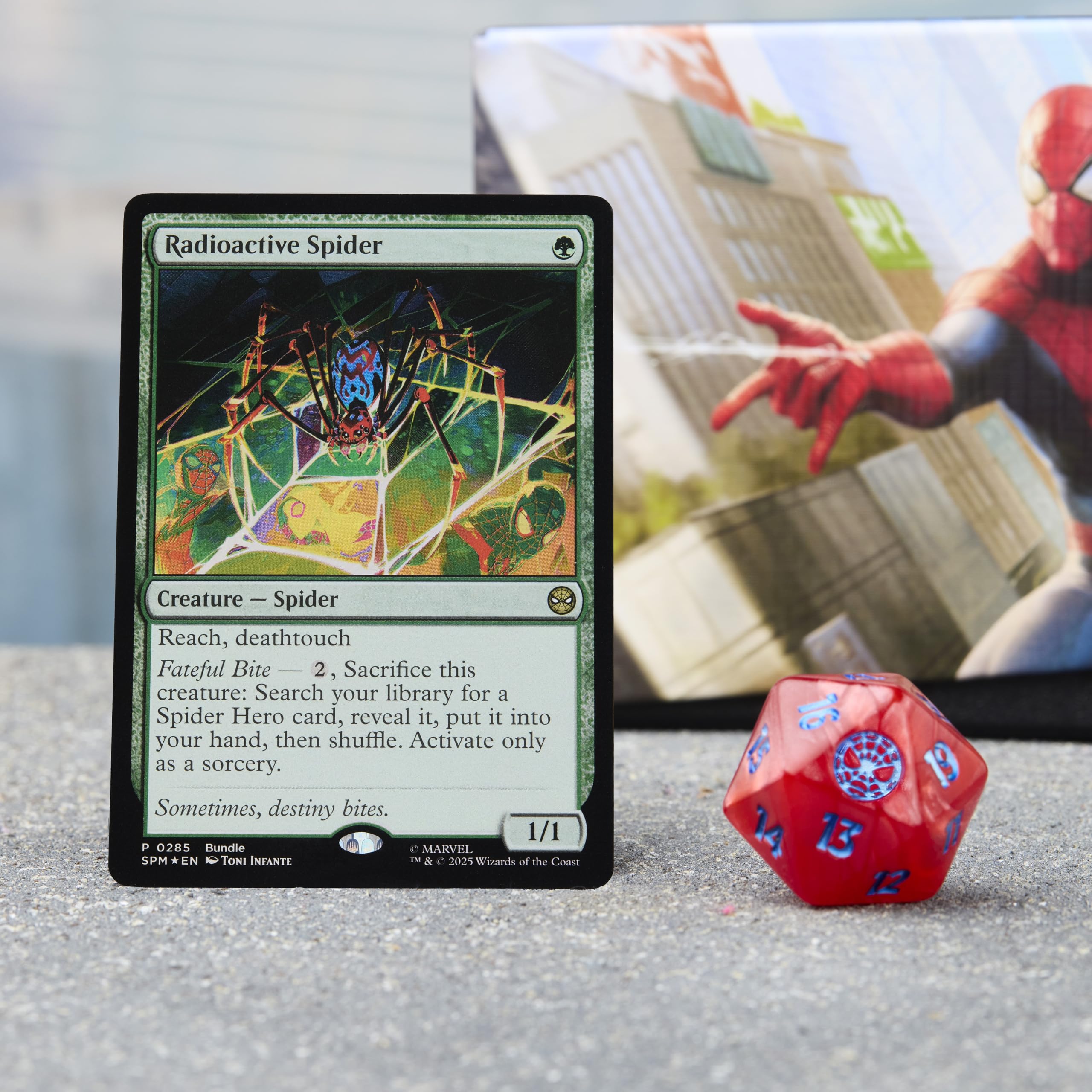 MTG Spider-Man basic lands—nonfoil and full-art options to enhance visuals