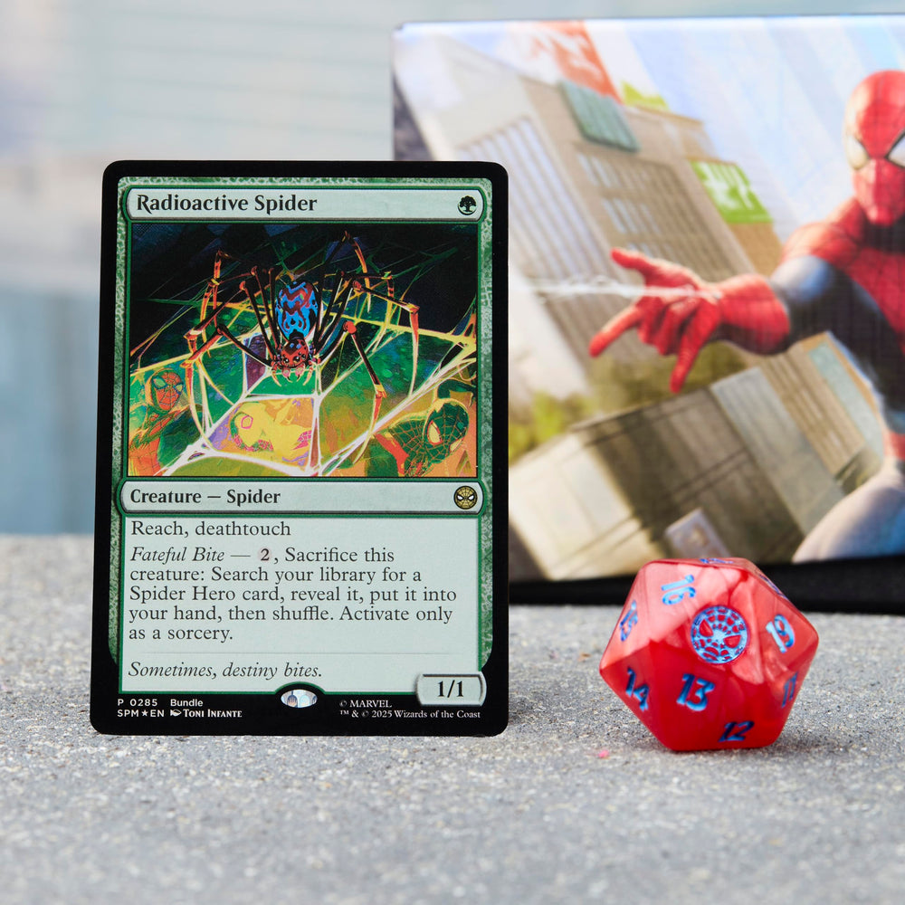 MTG Spider-Man basic lands—nonfoil and full-art options to enhance visuals