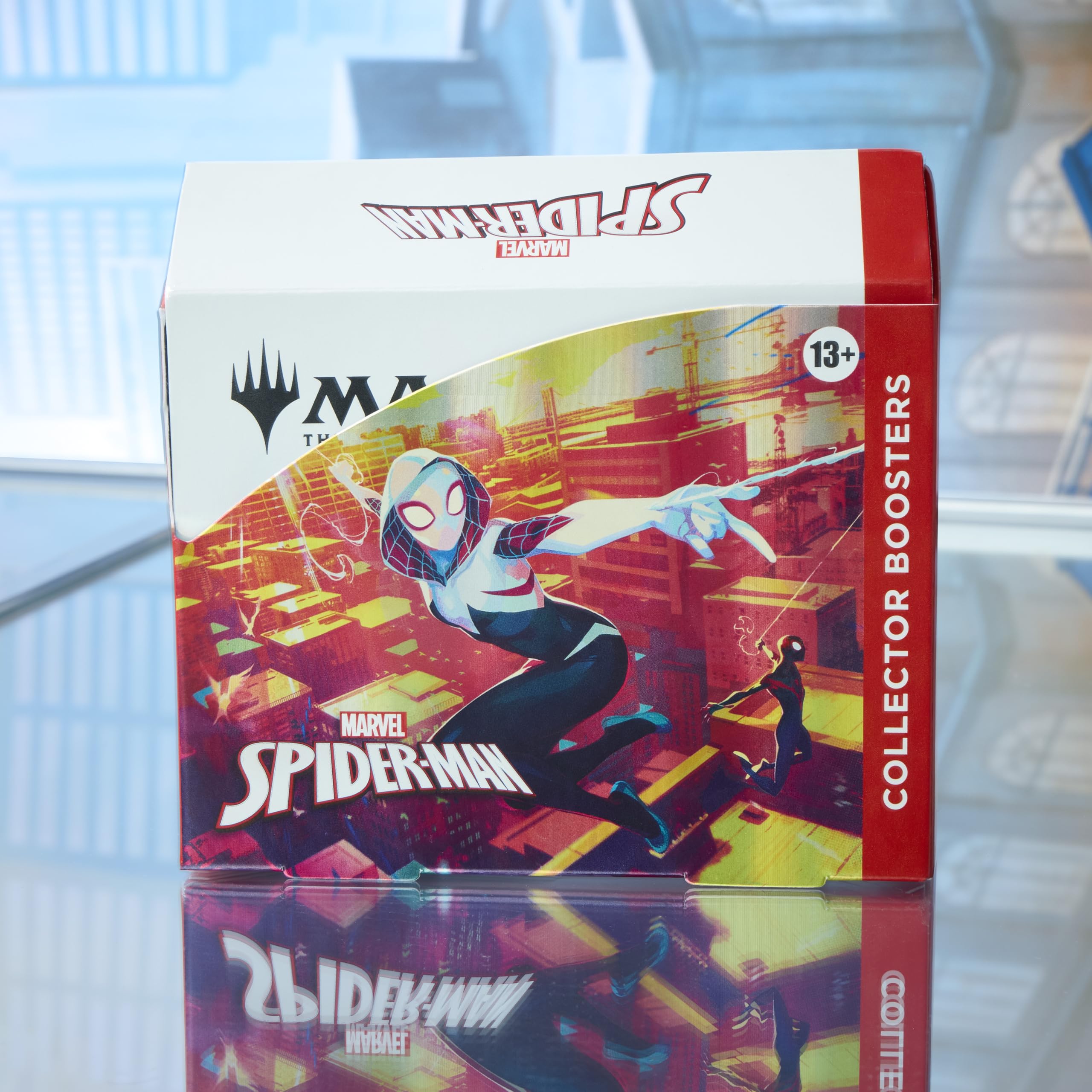 Magic: The Gathering Marvel's Spider-Man traditional foil tokens and land cards