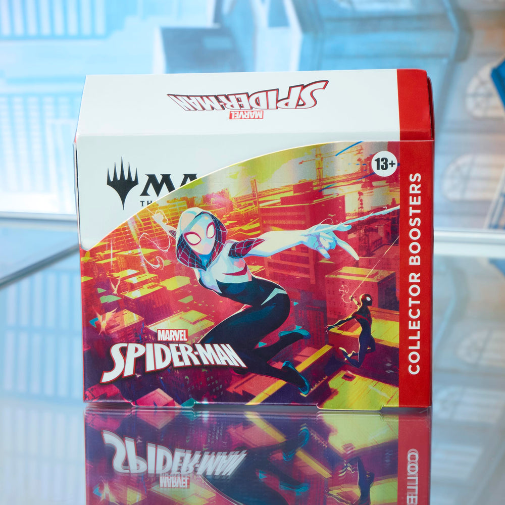 Magic: The Gathering Marvel's Spider-Man traditional foil tokens and land cards