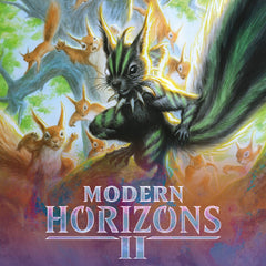 Magic: The Gathering MH2 set charm with classic characters and special treatment art
