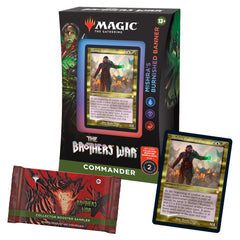 Magic The Gathering Mishra’s Burnished Banner deck with retro frame styling and ready-to-play setup