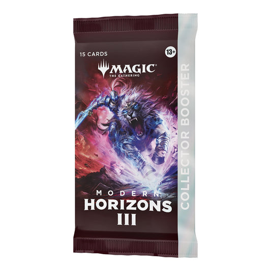 Magic: The Gathering Modern Horizons 3 Collector Booster pack with premium cards for collection and play