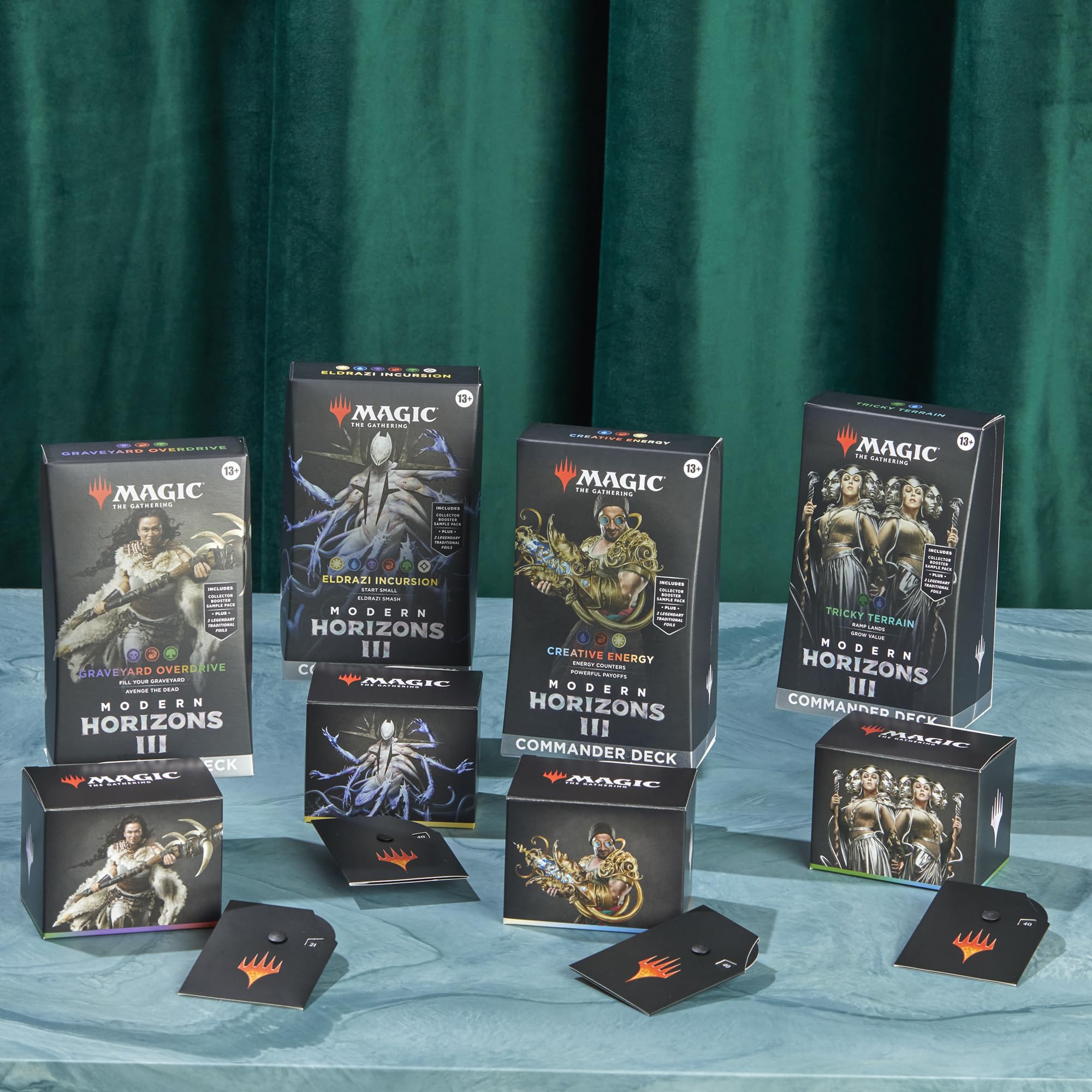 Magic The Gathering MH3 Tricky Terrain lands ramp deck enhances board development