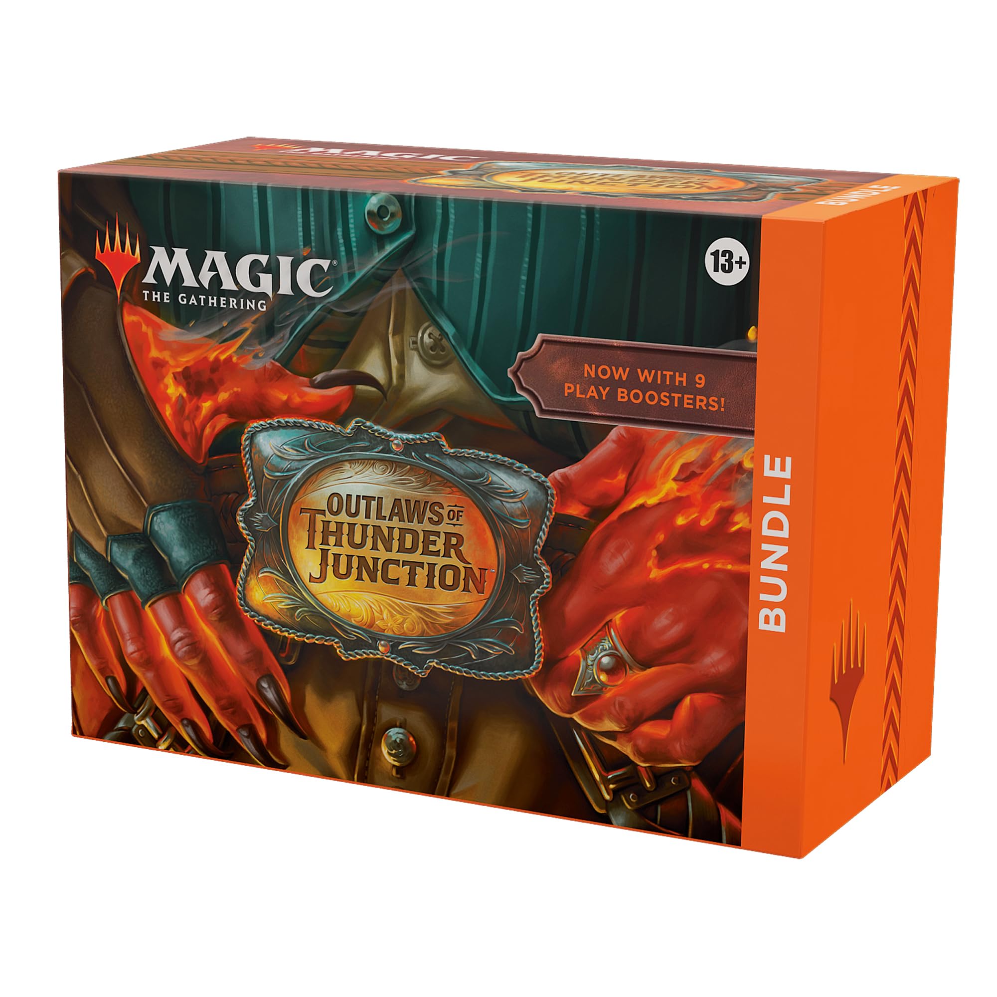 Magic: The Gathering Outlaws of Thunder Junction Bundle with 9 Play Boosters and exclusive accessories