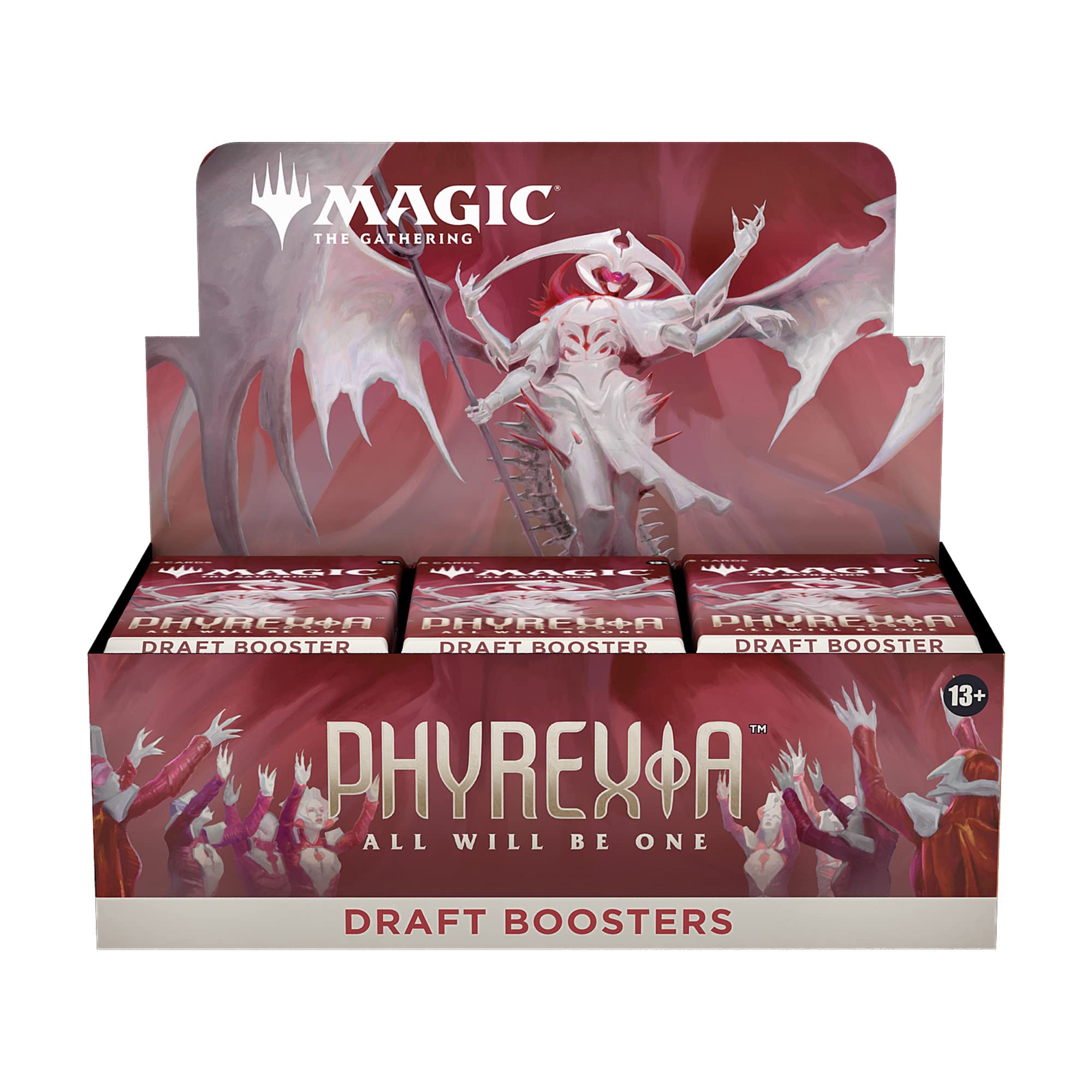 Magic The Gathering Phyrexia All Will Be One boosters inside view ideal for draft nights