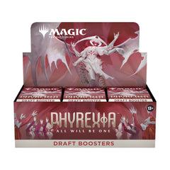 Magic The Gathering Phyrexia All Will Be One boosters inside view ideal for draft nights