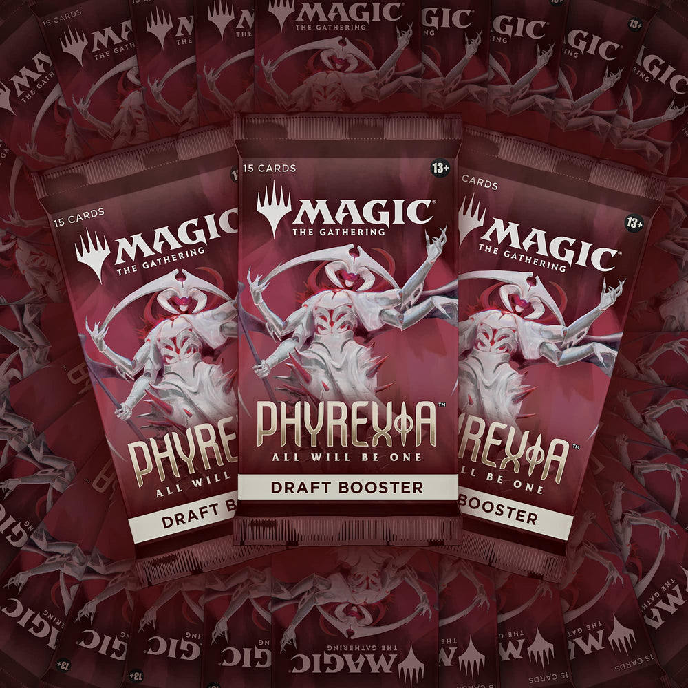 Magic The Gathering Phyrexia pack opening conveys anticipation and strategy