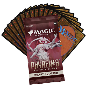 Magic The Gathering Phyrexia foil emphasis highlights rare foil pulls