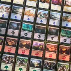 Magic: The Gathering planes artwork variants showcase diverse card art collection.