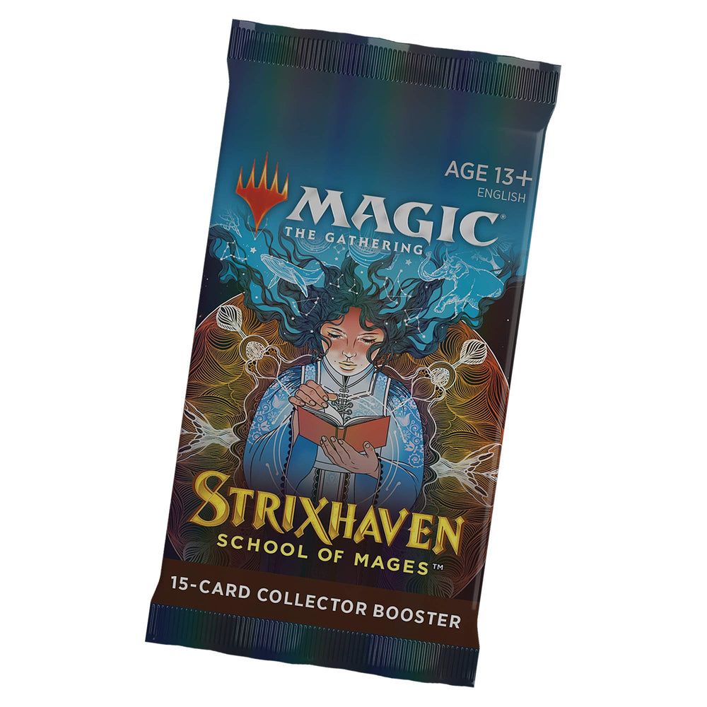 Magic: The Gathering Strixhaven Extended-Art card highlighted in the booster
