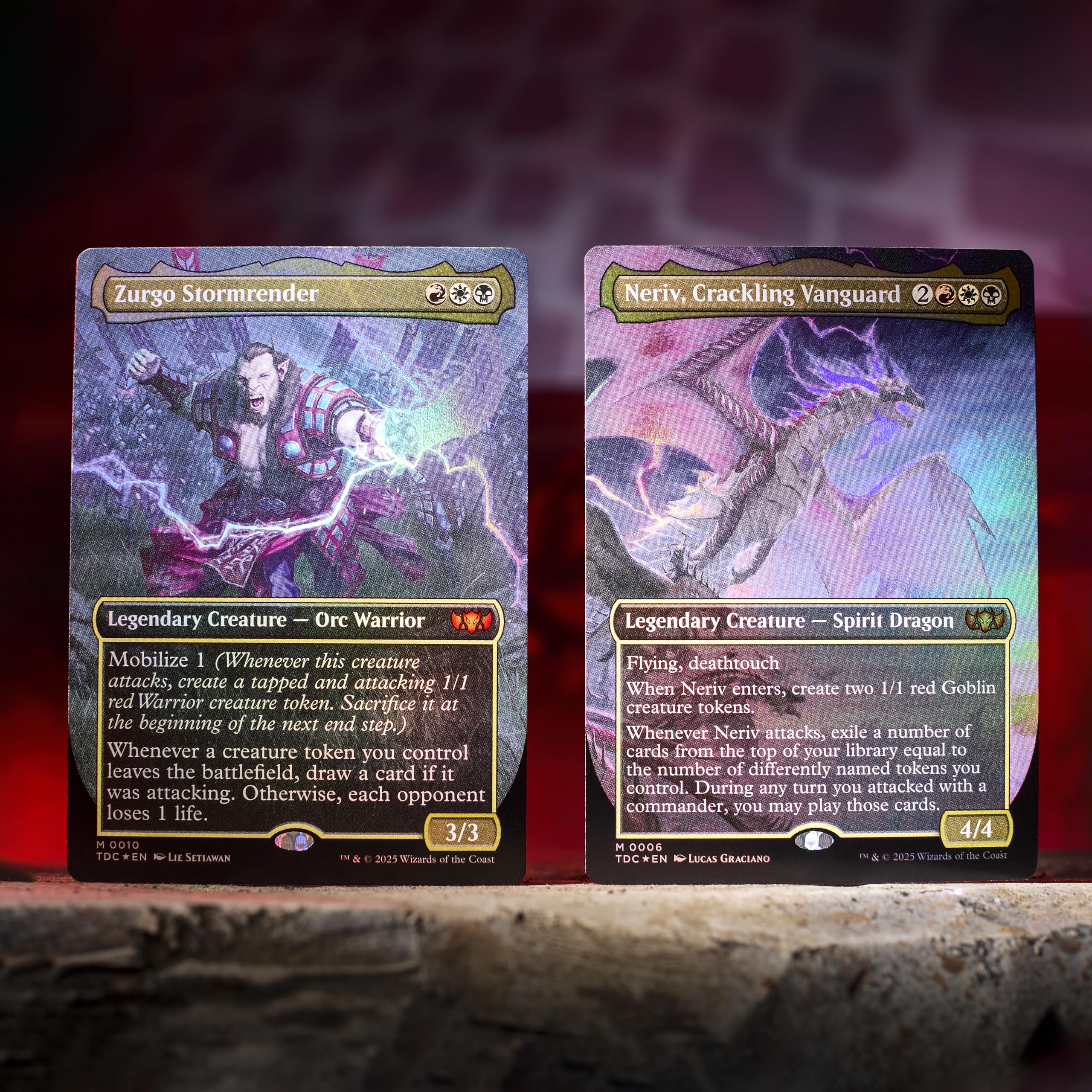 Tarkir Dragonstorm deck box to organize 100 sleeved cards