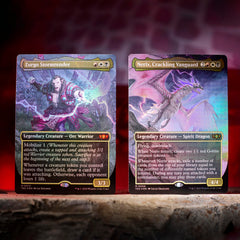 Tarkir Dragonstorm deck box to organize 100 sleeved cards
