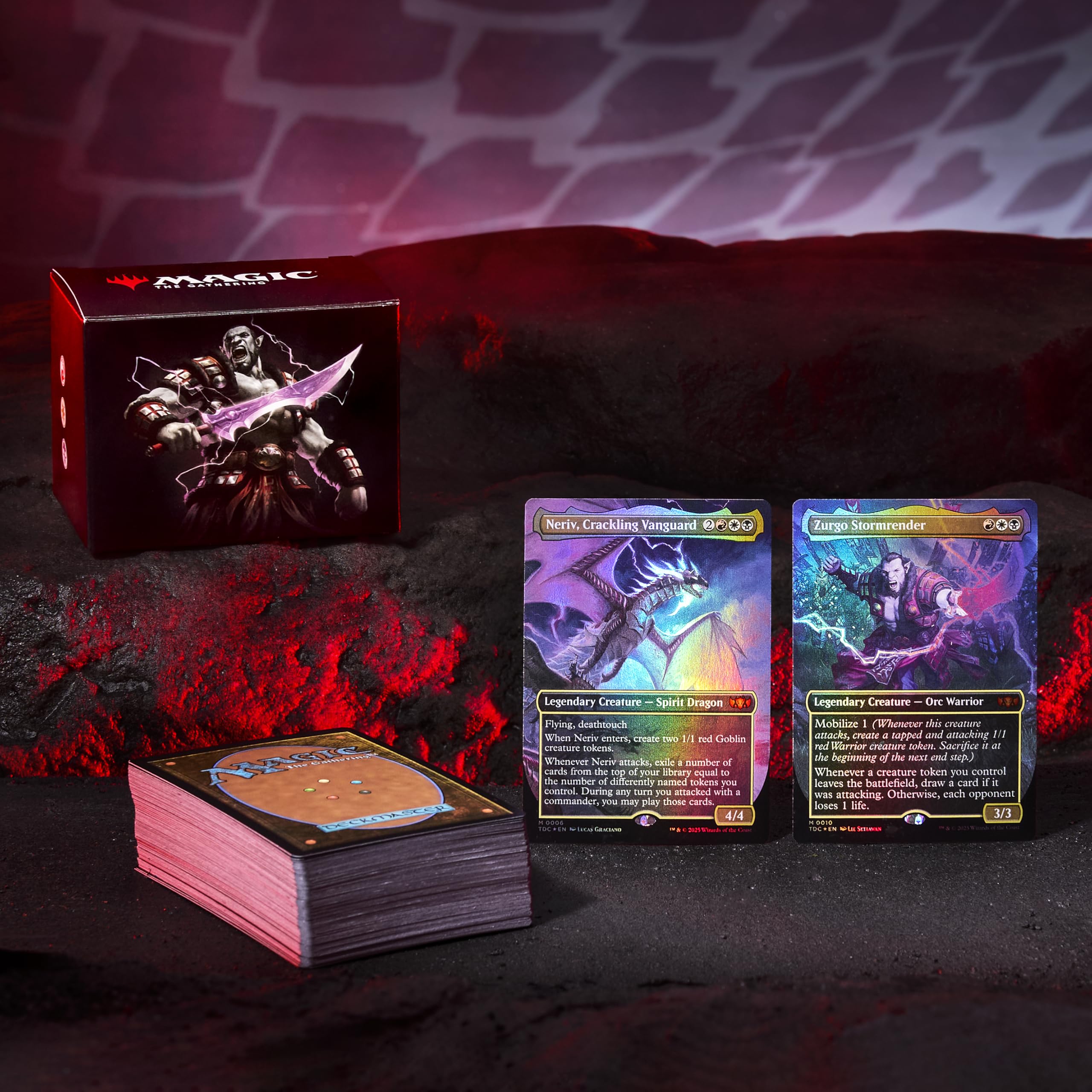 Dragon token artwork from Tarkir Dragonstorm supporting fast attack plans