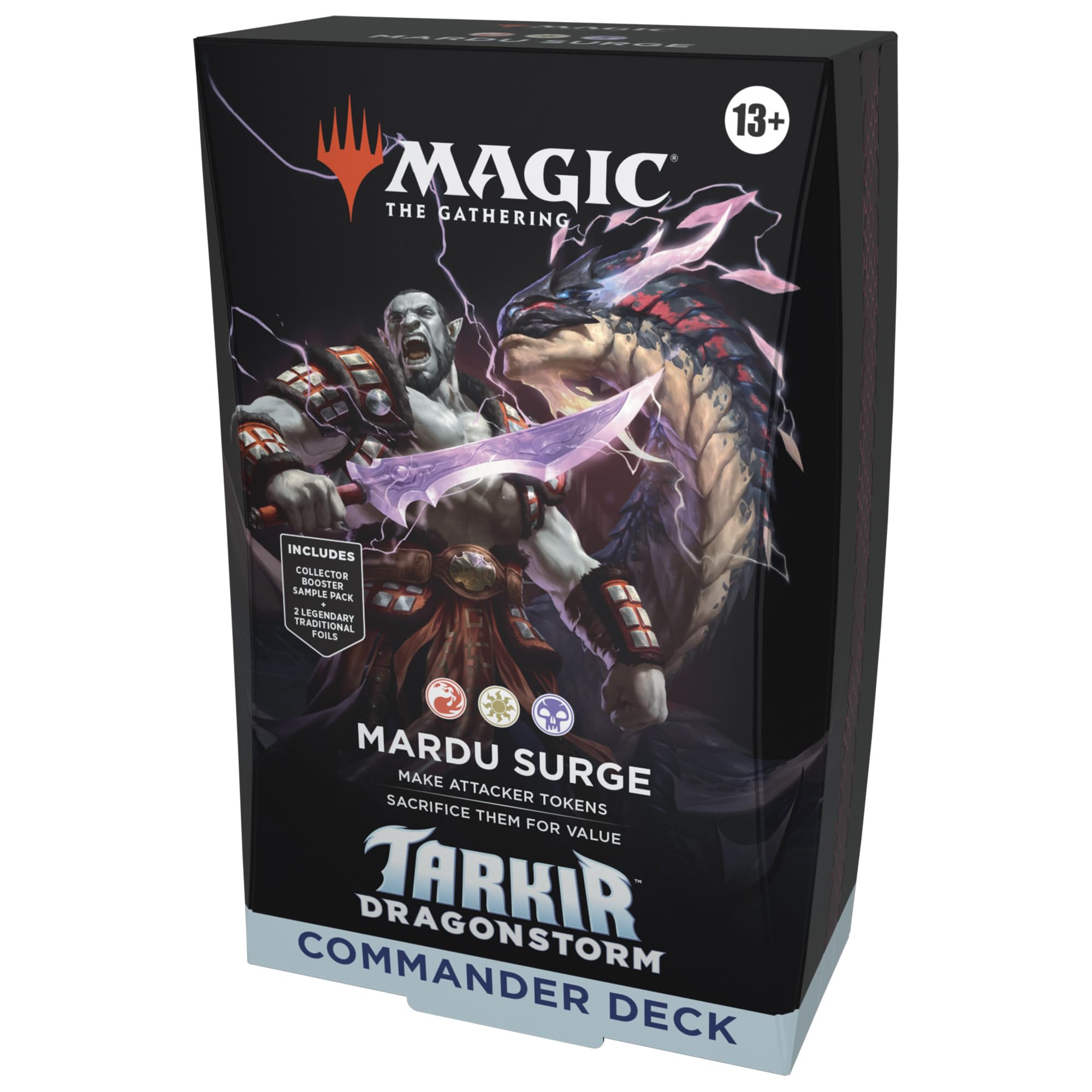 Magic: The Gathering Tarkir Dragonstorm Neriv borderless commander for epic dragon-led battles