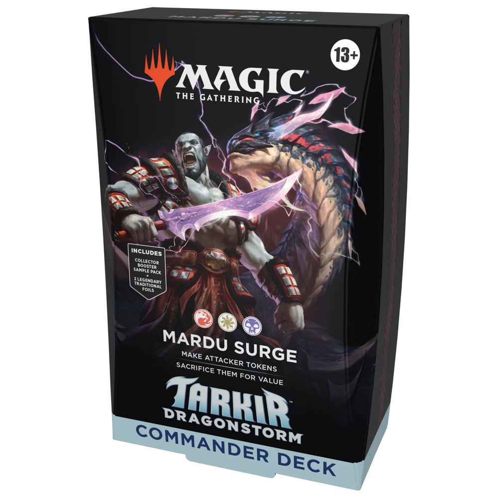 Magic: The Gathering Tarkir Dragonstorm Neriv borderless commander for epic dragon-led battles