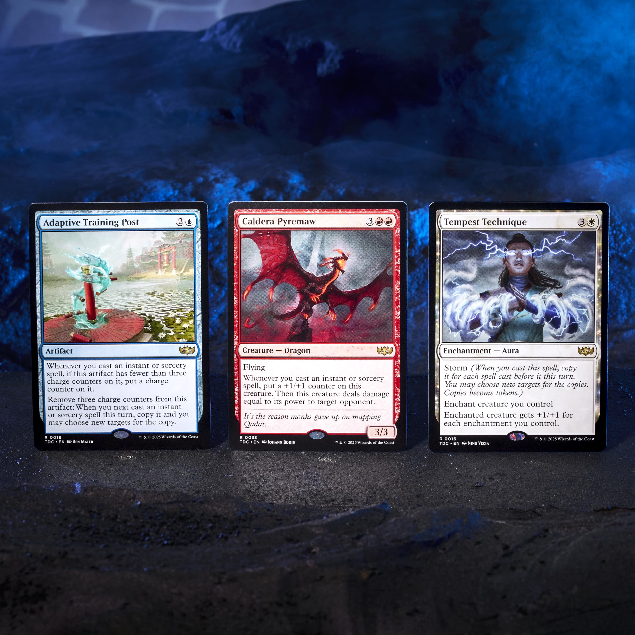 Magic: The Gathering Tarkir Dragonstorm strategy insert guiding deck ideas.