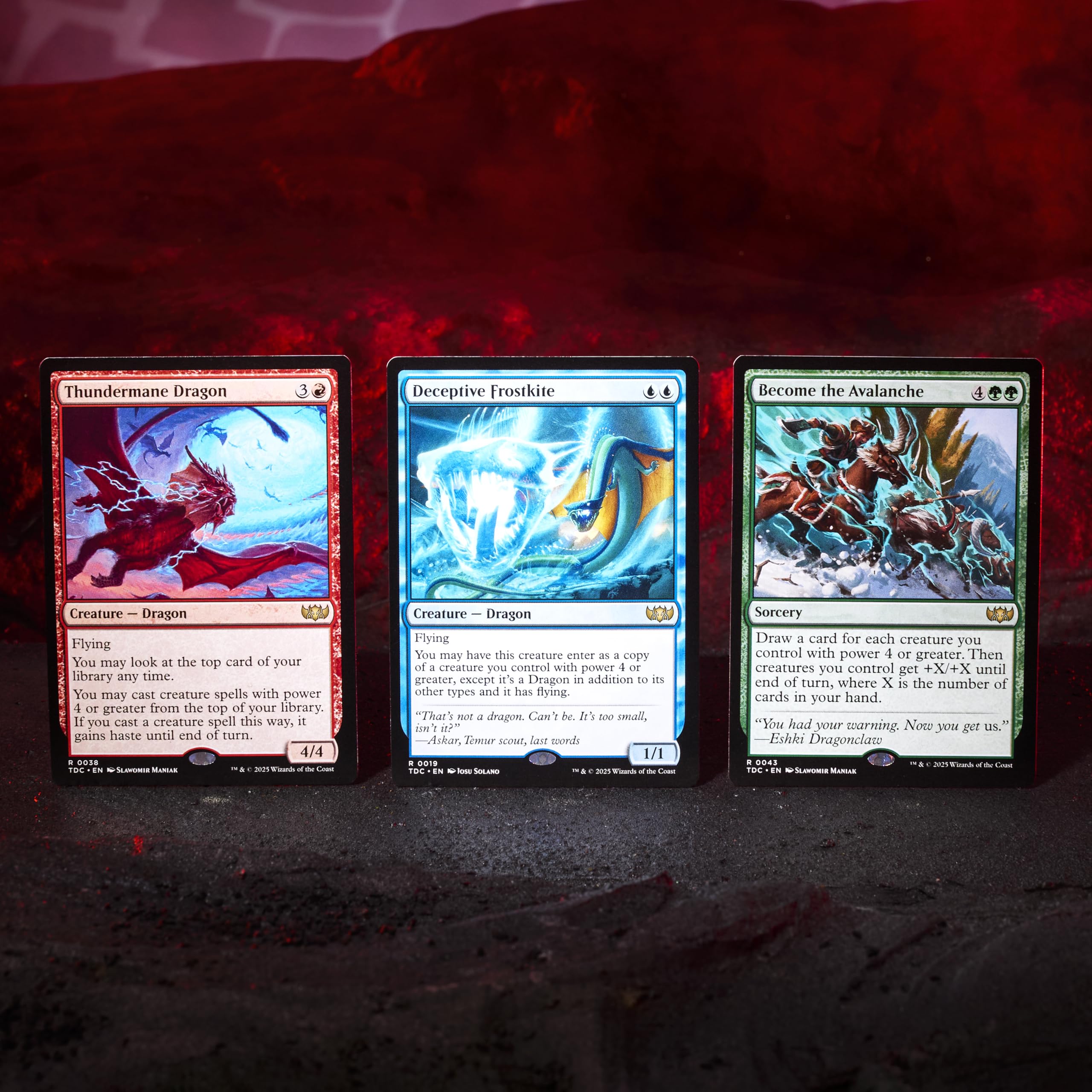Strategy insert for Tarkir Dragonstorm guiding quick setup