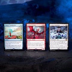 Magic: The Gathering Tarkir Dragonstorm strategy insert guiding deck ideas.