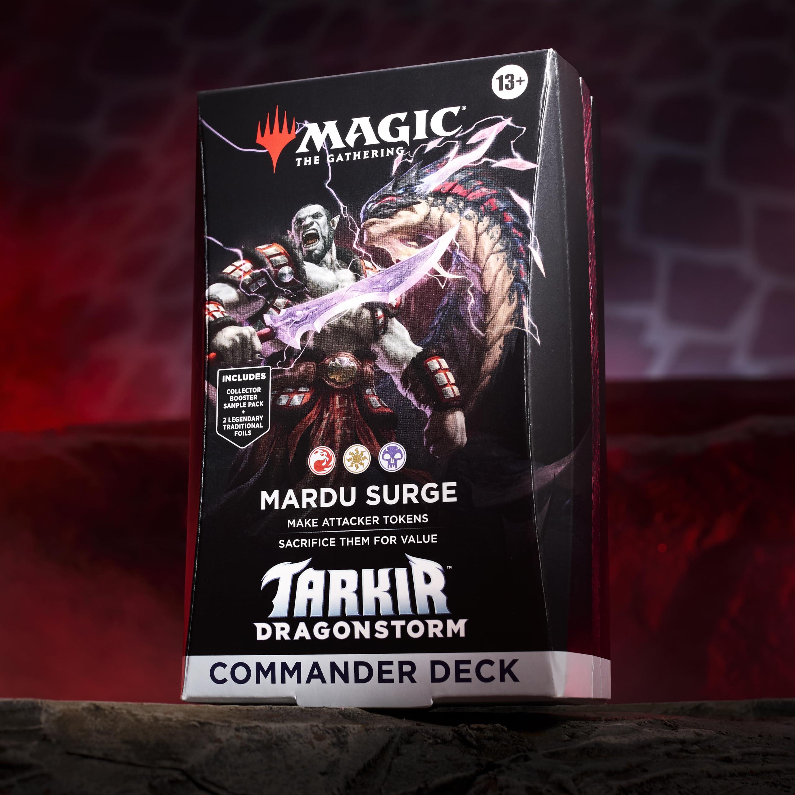 Magic: The Gathering Tarkir Dragonstorm Zurgo borderless commander for aggressive play