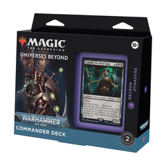Magic: The Gathering Necron Dynasties foil-etched commander stands out as a premium display piece