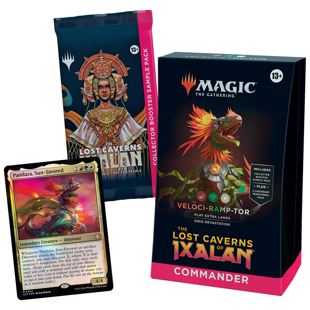 Magic: The Gathering collector booster pack with alt-border cards and rares.