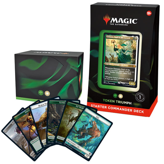 Magic: The Gathering Token Triumph foil-etched commander Emmara card leads epic multiplayer battles