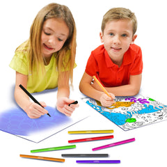 Magic Trace Light Bar features 8 poster images to inspire storytelling drawing.