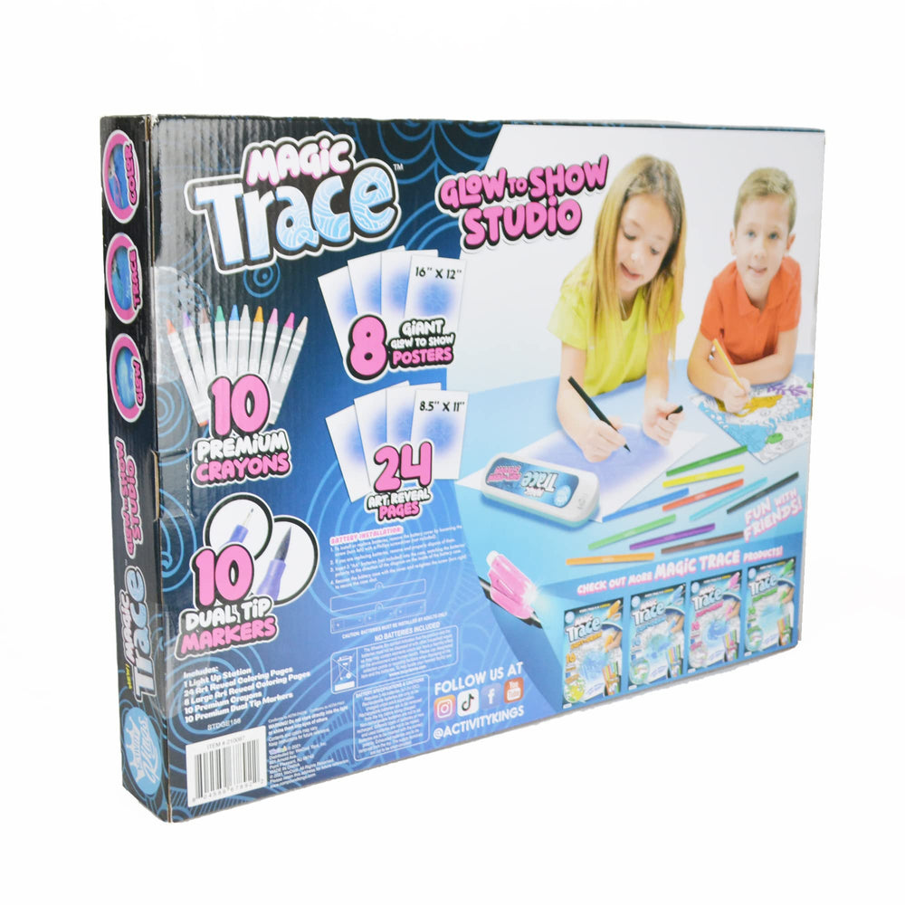 Magic Trace Light Bar portable drawing set for kids on the go.