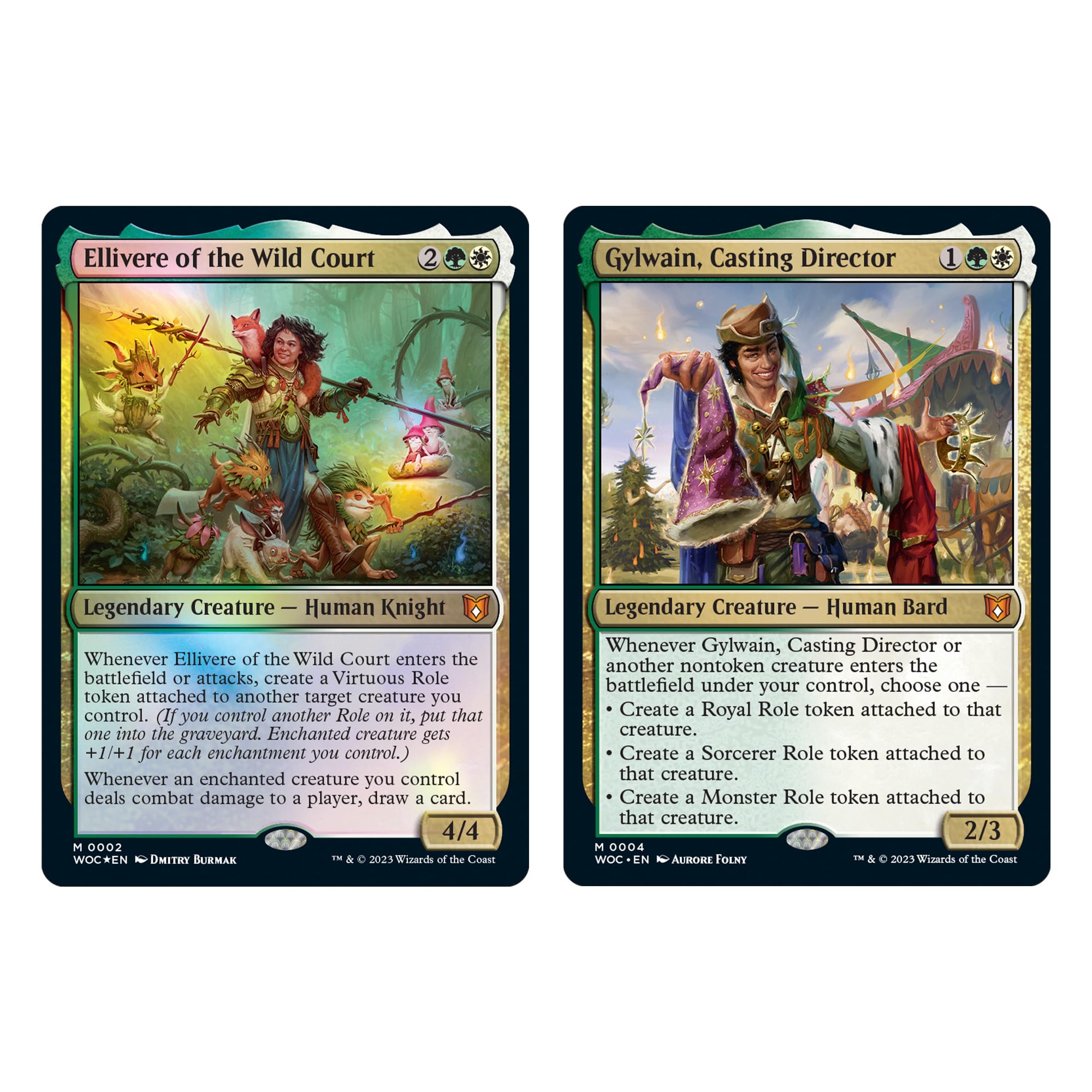 Magic: The Gathering Virtue and Valor double-sided tokens for battlefield tracking.