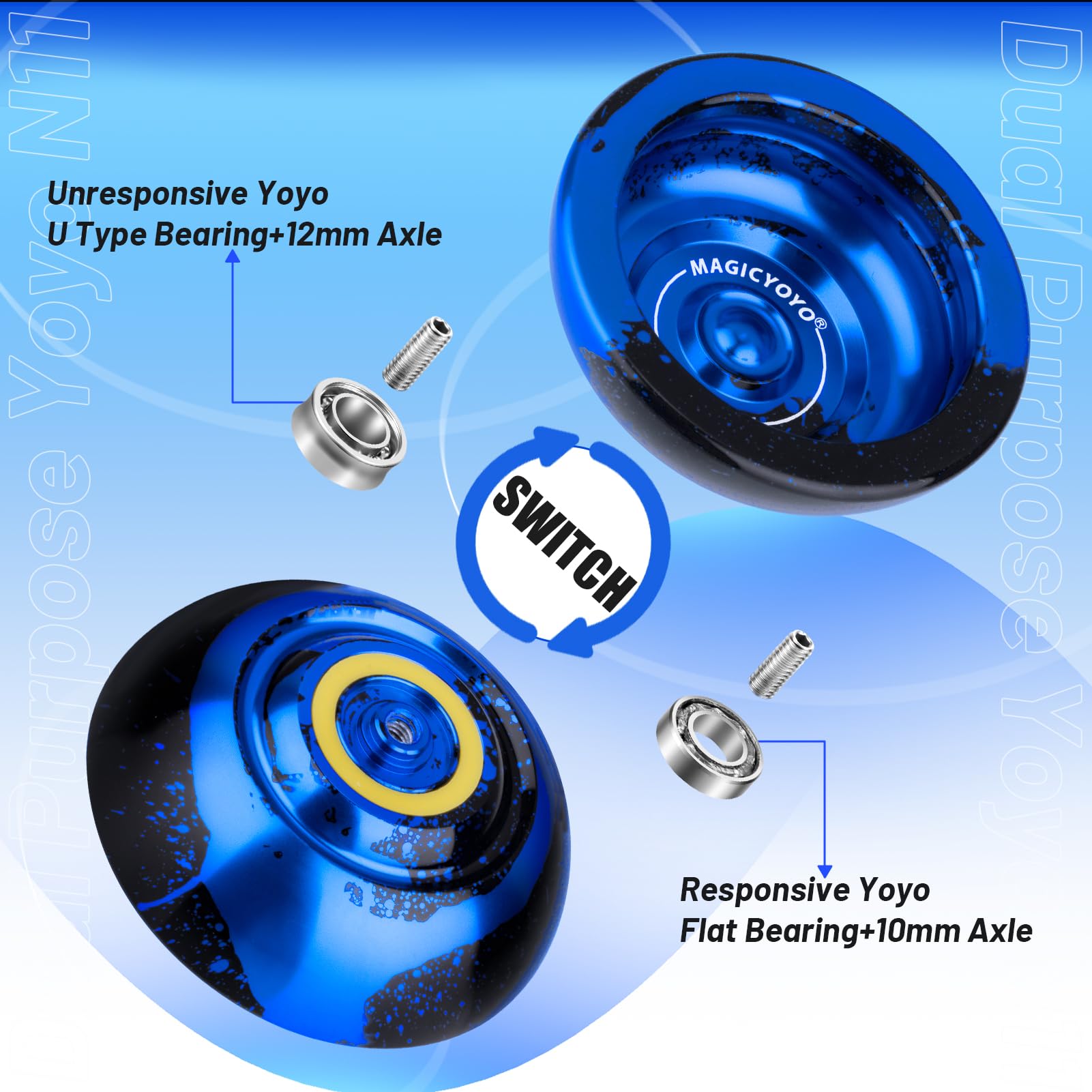 Dual-mode switch area on MAGICYOYO N11 Plus demonstrates easy mode transition.