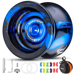 Front view of MAGICYOYO N11 Plus showing premium aluminum body for durable play.