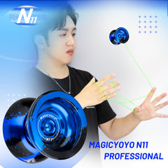 Silicone weight ring on MAGICYOYO N11 Plus allows precise performance tuning.