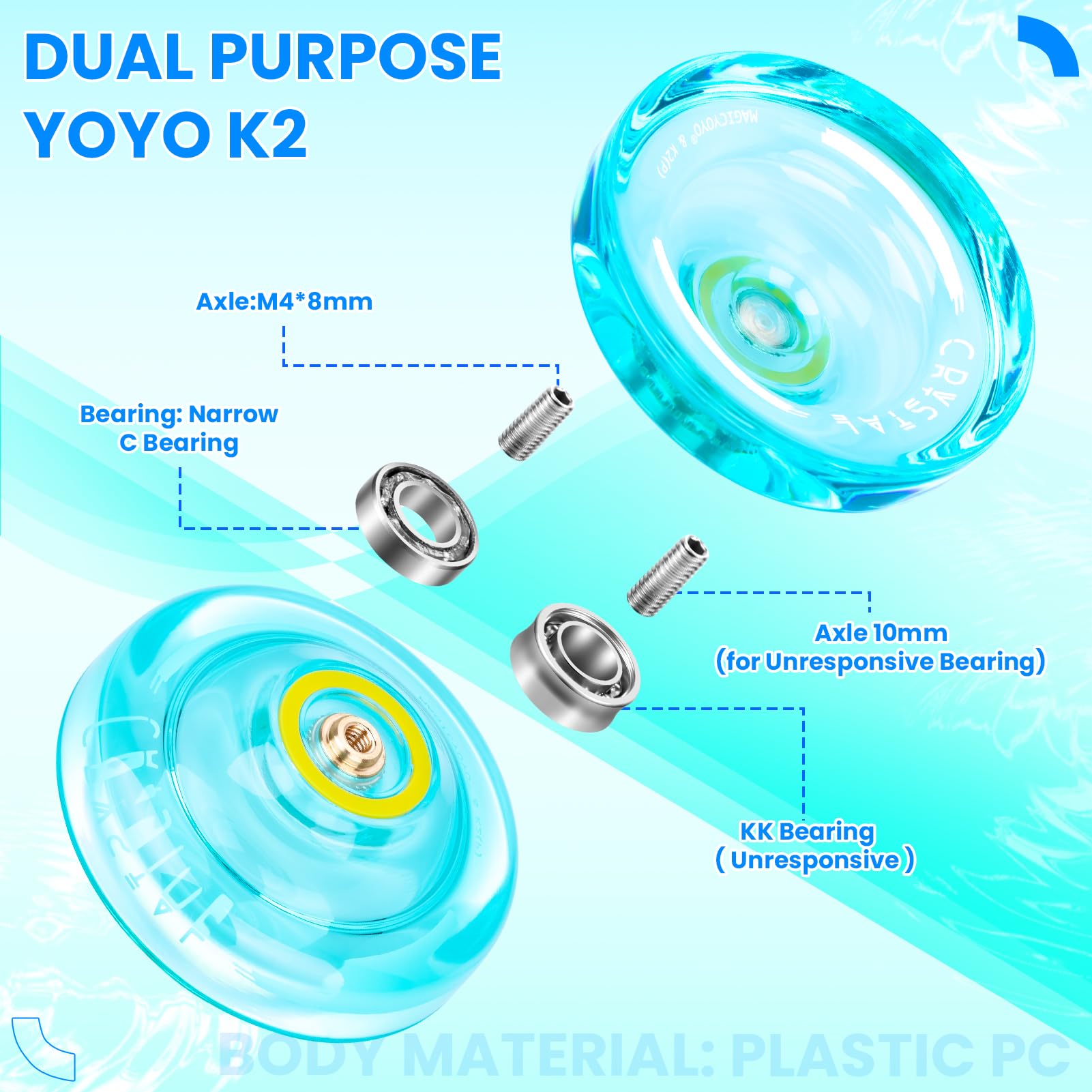 MAGICYOYO Storage case keeps yoyos organized during transport