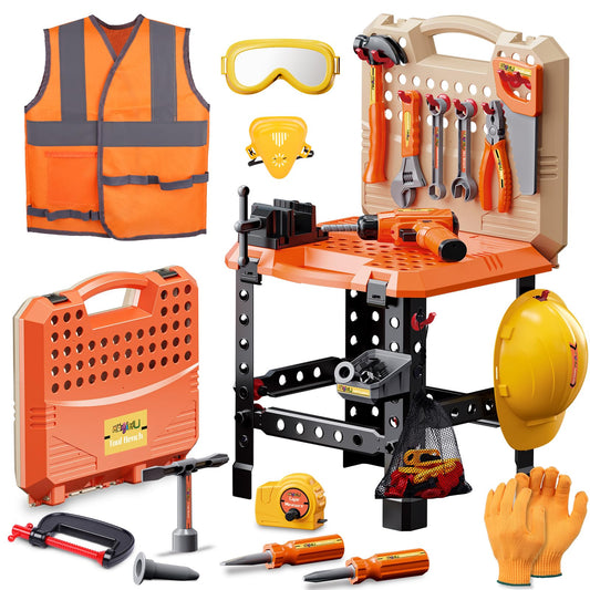 Magic4U kids tool bench set full kit for pretend play and creativity