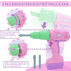 Magic4U Kids Tool Set ear-muffs image emphasizes safe, comfortable play.