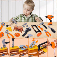 Magic4U kids tool set wood blocks for hands on building